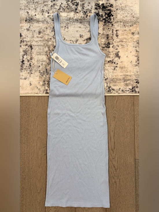 Wilfred Dresses & Skirts - Sleeveless Ribbed Tank Dress in Light Blue